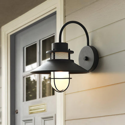 Garduru Außenwandleuchte – Wetterfeste LED-Laterne im Industrie-Stil (IP65)