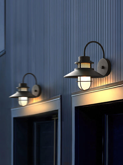 Garduru Außenwandleuchte – Wetterfeste LED-Laterne im Industrie-Stil (IP65)