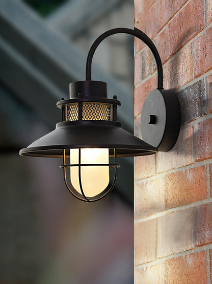 Garduru Außenwandleuchte – Wetterfeste LED-Laterne im Industrie-Stil (IP65)