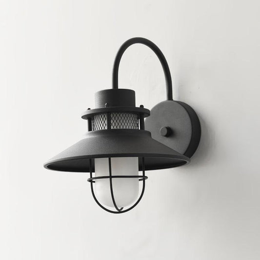 Garduru Außenwandleuchte – Wetterfeste LED-Laterne im Industrie-Stil (IP65)