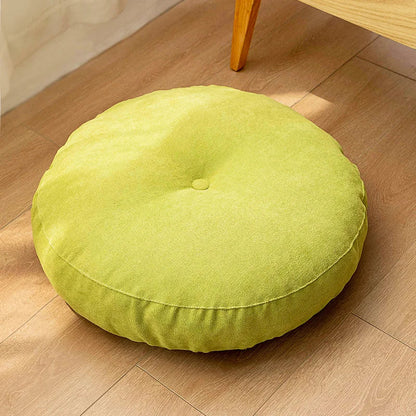 Runde Yoga- und Meditationskissen - Weiches und unterstützendes Bodenpillow für Entspannung und Komfort