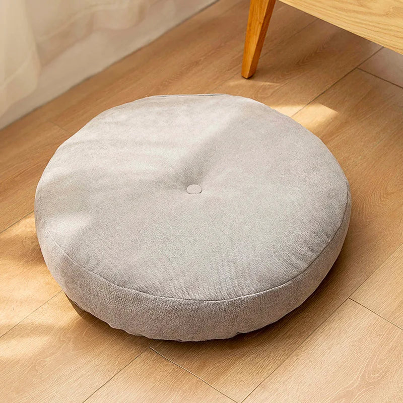 Runde Yoga- und Meditationskissen - Weiches und unterstützendes Bodenpillow für Entspannung und Komfort