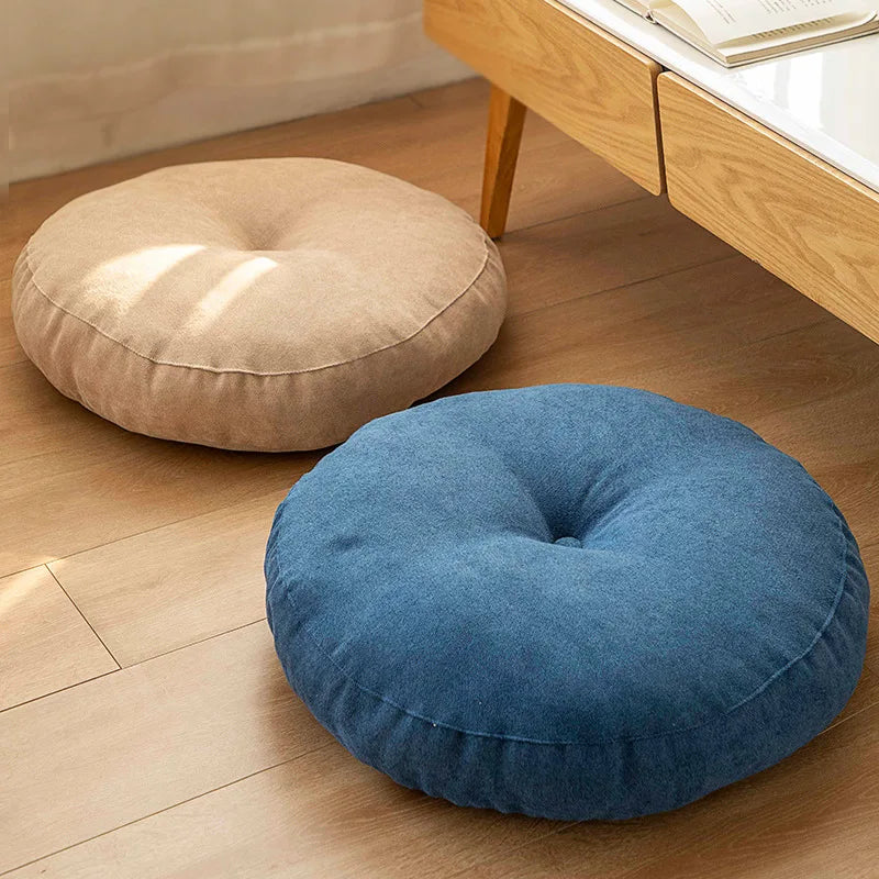 Runde Yoga- und Meditationskissen - Weiches und unterstützendes Bodenpillow für Entspannung und Komfort
