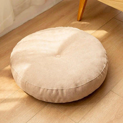 Runde Yoga- und Meditationskissen - Weiches und unterstützendes Bodenpillow für Entspannung und Komfort