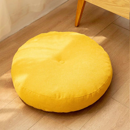 Runde Yoga- und Meditationskissen - Weiches und unterstützendes Bodenpillow für Entspannung und Komfort