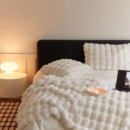 Warme Fleece-Decke 100% Polyester – Luxuriöse Plüschdecke in verschiedenen Farben und Größen für ultimativen Komfort