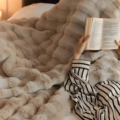 Warme Fleece-Decke 100% Polyester – Luxuriöse Plüschdecke in verschiedenen Farben und Größen für ultimativen Komfort