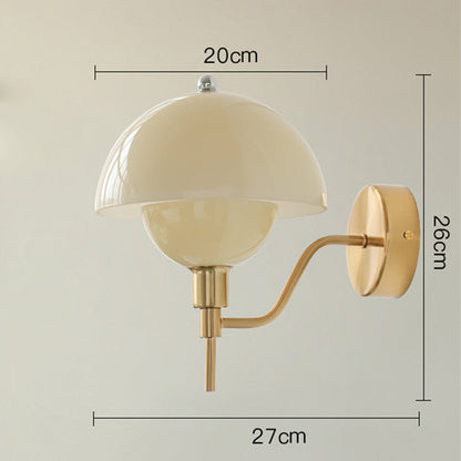 Wandleuchte Design Champignon Creme – Natürliche Eleganz und Gemütliche Atmosphäre