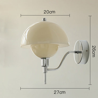 Wandleuchte Design Champignon Creme – Natürliche Eleganz und Gemütliche Atmosphäre