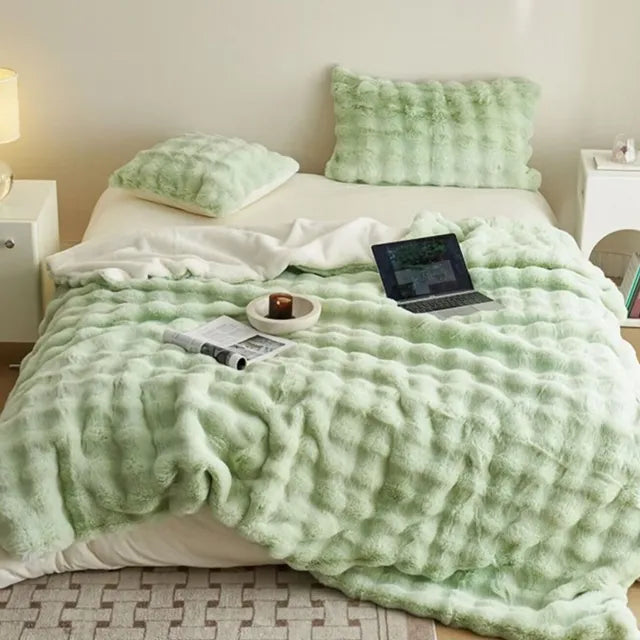 Garduru Luxe - Ultraweiche doppellagige Polar-Decke