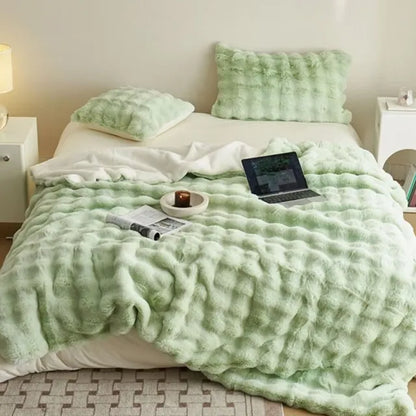 Garduru Luxe - Ultraweiche doppellagige Polar-Decke