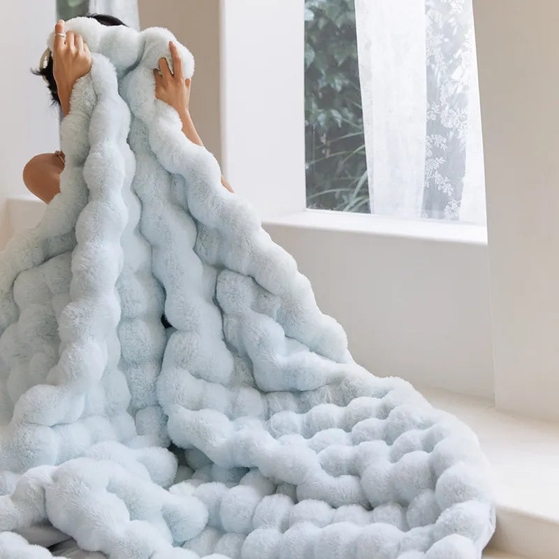 Garduru Luxe - Ultraweiche doppellagige Polar-Decke