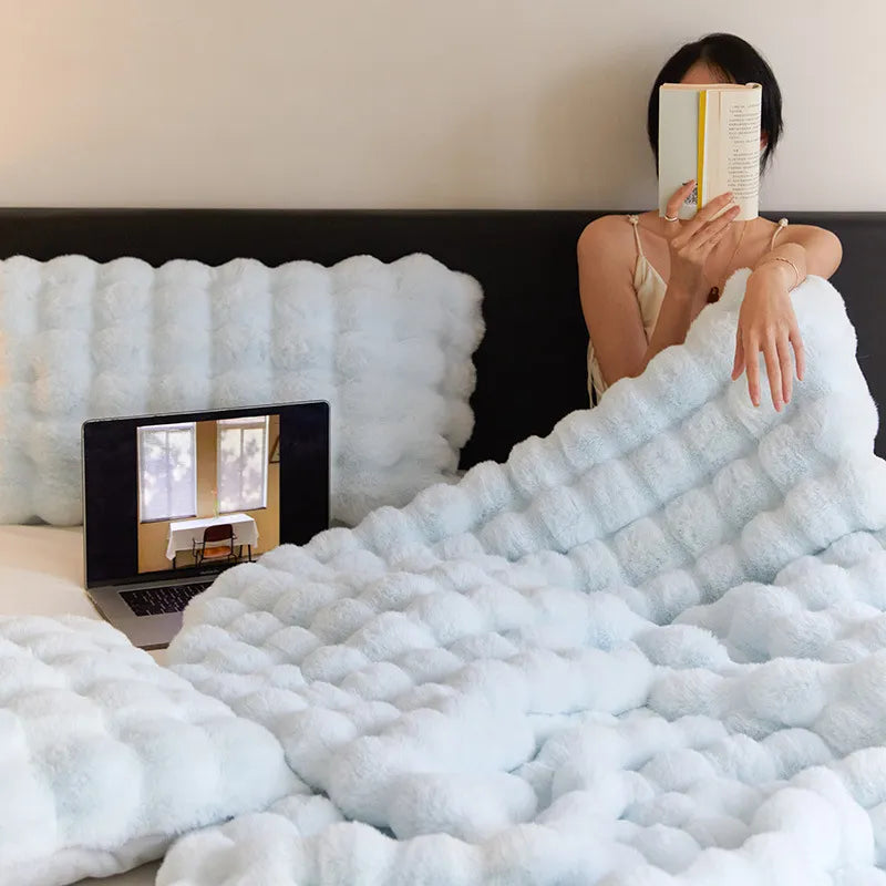 Garduru Luxe - Ultraweiche doppellagige Polar-Decke