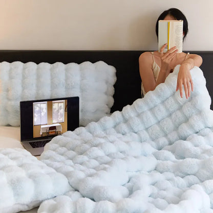Garduru Luxe - Ultraweiche doppellagige Polar-Decke