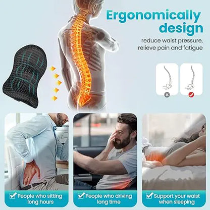 Garduru - Ergonomisches Lendenstützkissen aus Memory-Schaum