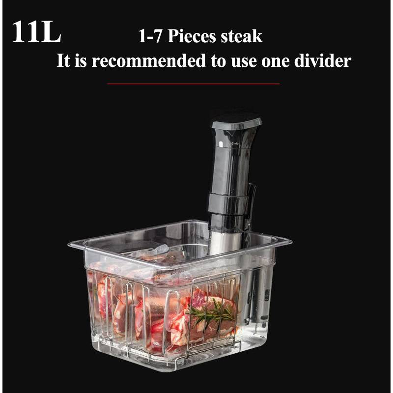 RoyaleGlow Sous Vide Behälter mit passendem Deckel und Waage