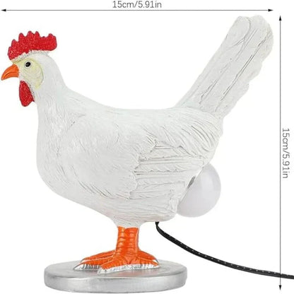 Grappige Hühner-Tischlampe – Lustige Lampe im Tierdesign für Dein Zuhause