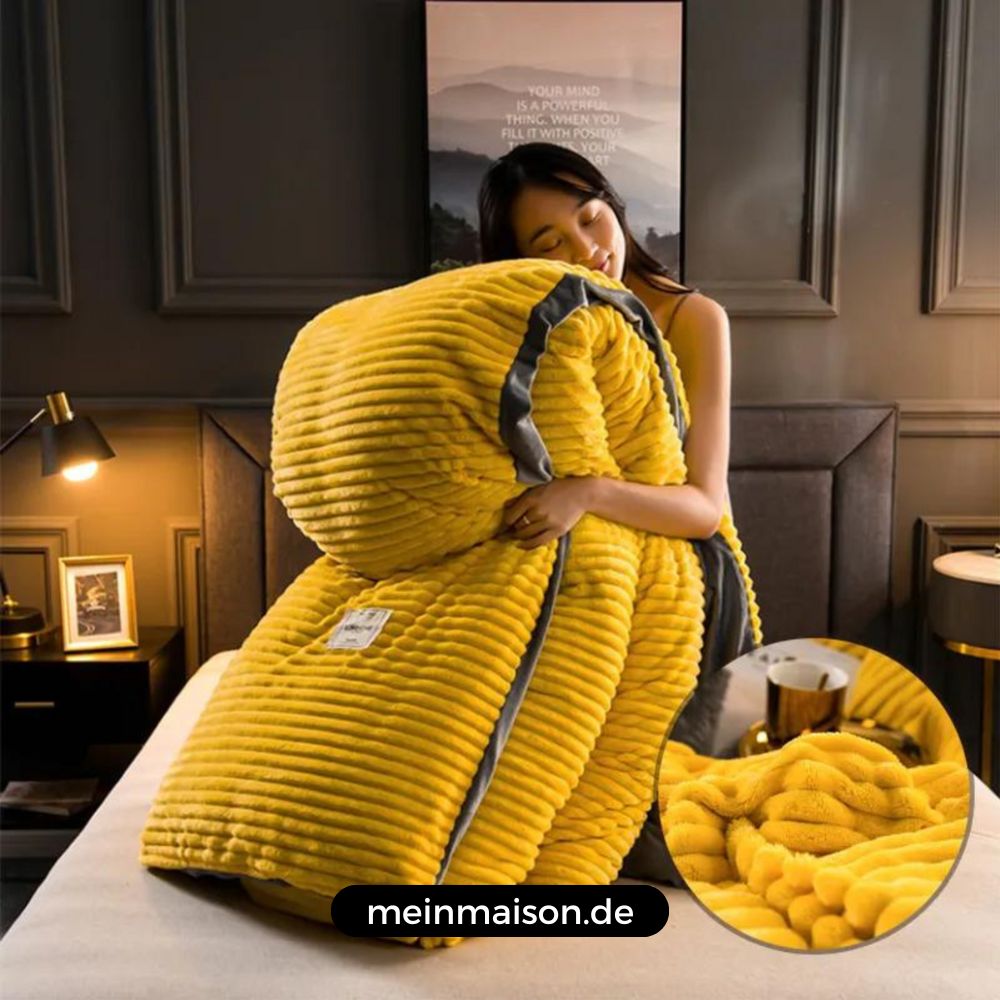 SweetDreams™ - Samt-Fleece-Bettdecke | Ultimativer Komfort