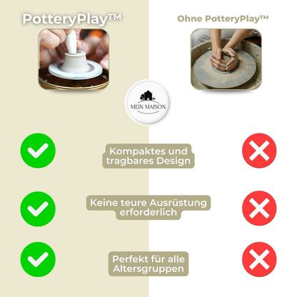 PotteryPlay™ - Lernen Sie die Kunst des Töpferns zu Hause