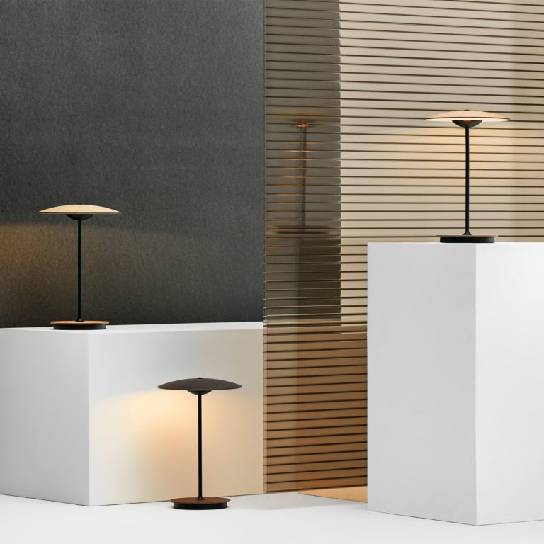 Tischlampe Marset Ginger - Elegantes Design aus Metall mit integrierter LED