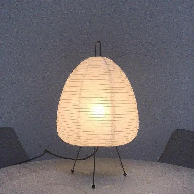 Japanisches Reispapier LED-Tischlampe – Handgemachtes weiches Licht für eine gemütliche Atmosphäre in kleinen Räumen