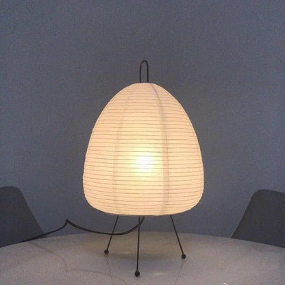 Japanisches Reispapier LED-Tischlampe – Handgemachtes weiches Licht für eine gemütliche Atmosphäre in kleinen Räumen