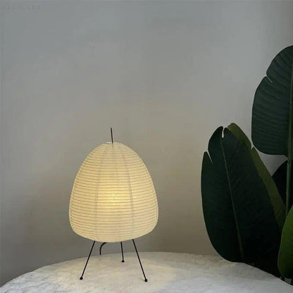 Japanisches Reispapier LED-Tischlampe – Handgemachtes weiches Licht für eine gemütliche Atmosphäre in kleinen Räumen