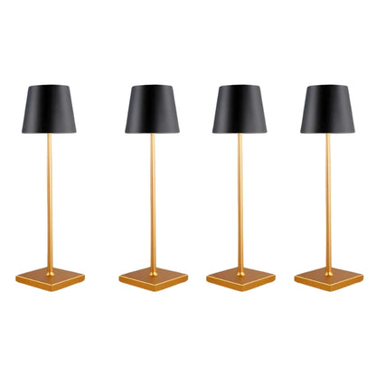 LumiFlex – Luxuriöse kabellose Tischlampe mit einstellbarer Beleuchtung