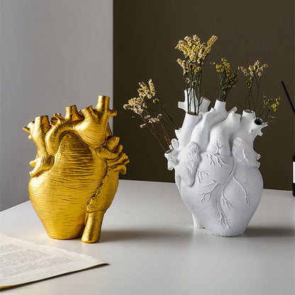 Garduru herzförmiges Harz Vase Dekor