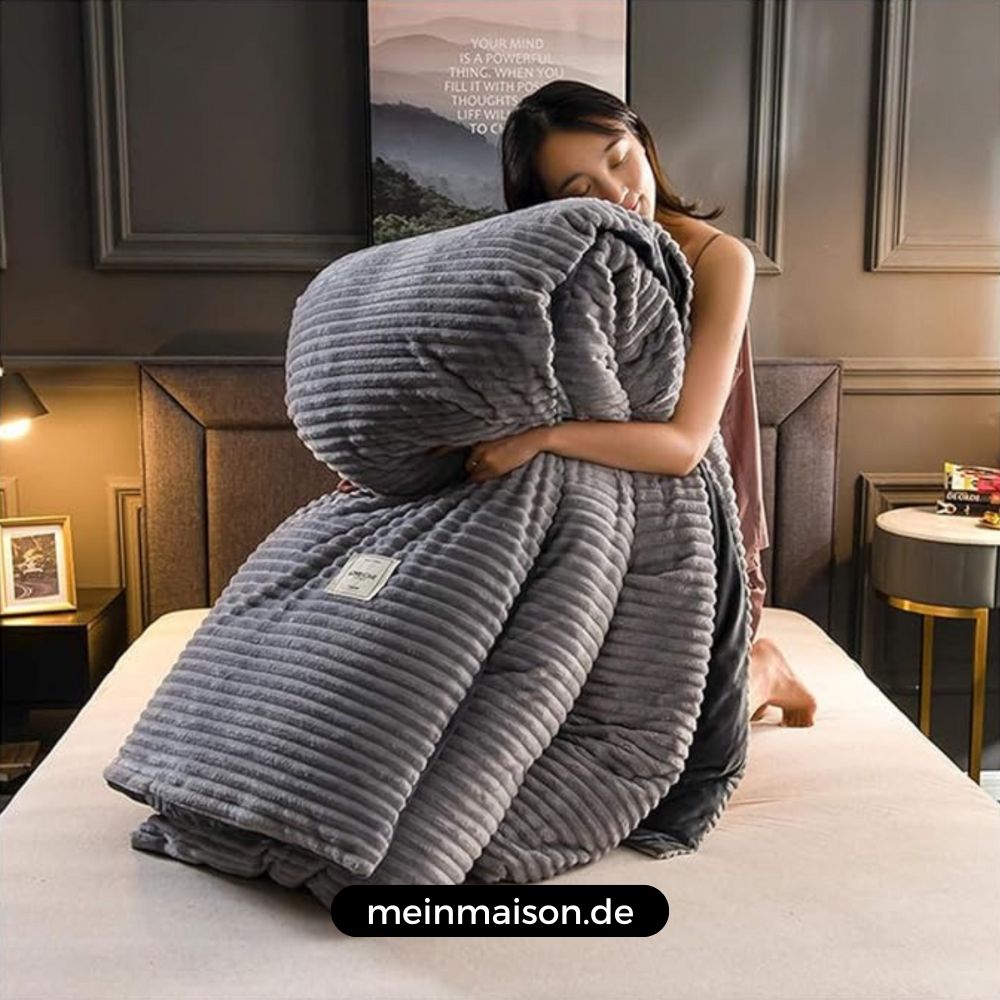 SweetDreams™ - Samt-Fleece-Bettdecke | Ultimativer Komfort