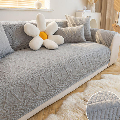 Baumwollgepolsterte Ecksofaüberzüge, Möbelprotektor Rutschfeste Sofaüberzüge