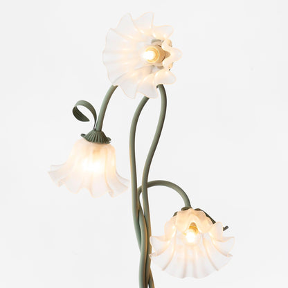 Garduru - Elegante florale LED-Tischlampe