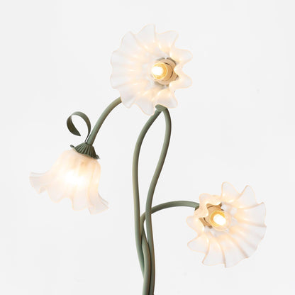 Garduru - Elegante florale LED-Tischlampe