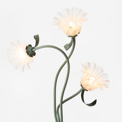 Garduru - Elegante florale LED-Tischlampe