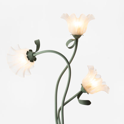 Garduru - Elegante florale LED-Tischlampe