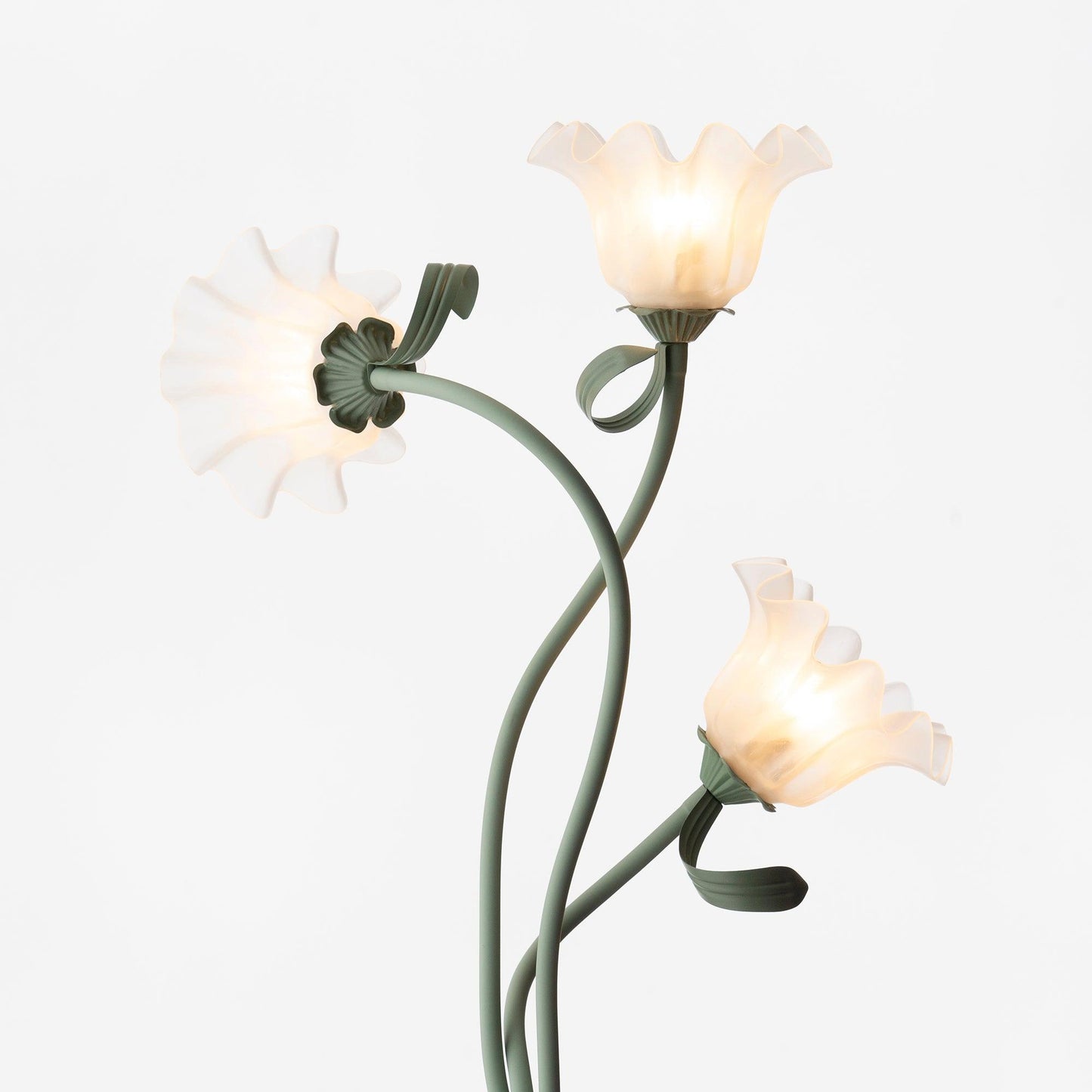 Garduru - Elegante florale LED-Tischlampe