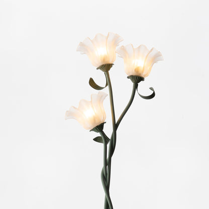 Garduru - Elegante florale LED-Tischlampe