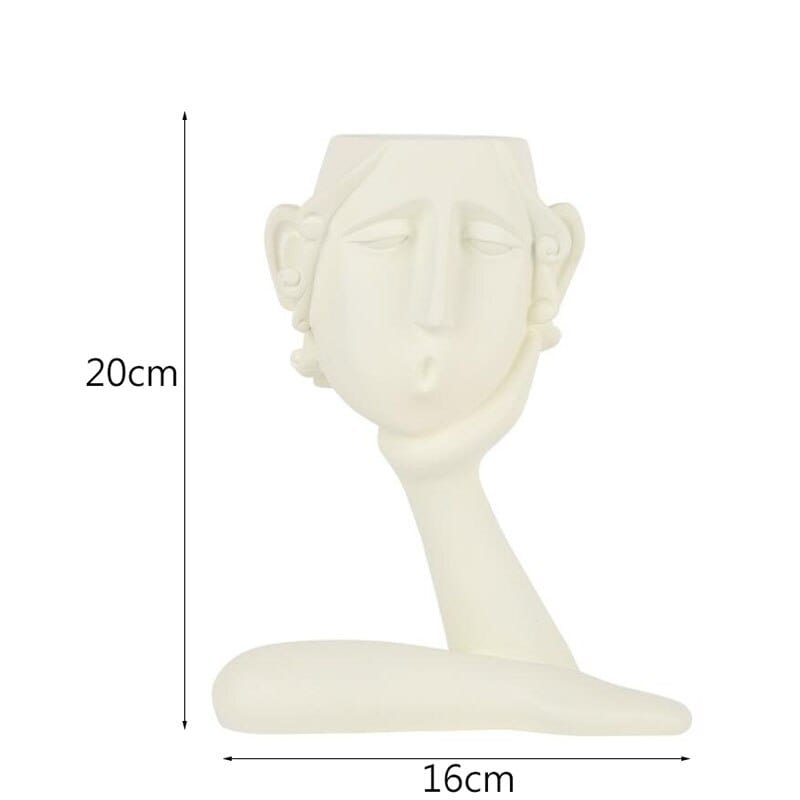 Face Vace | Skulptur Blumenvase
