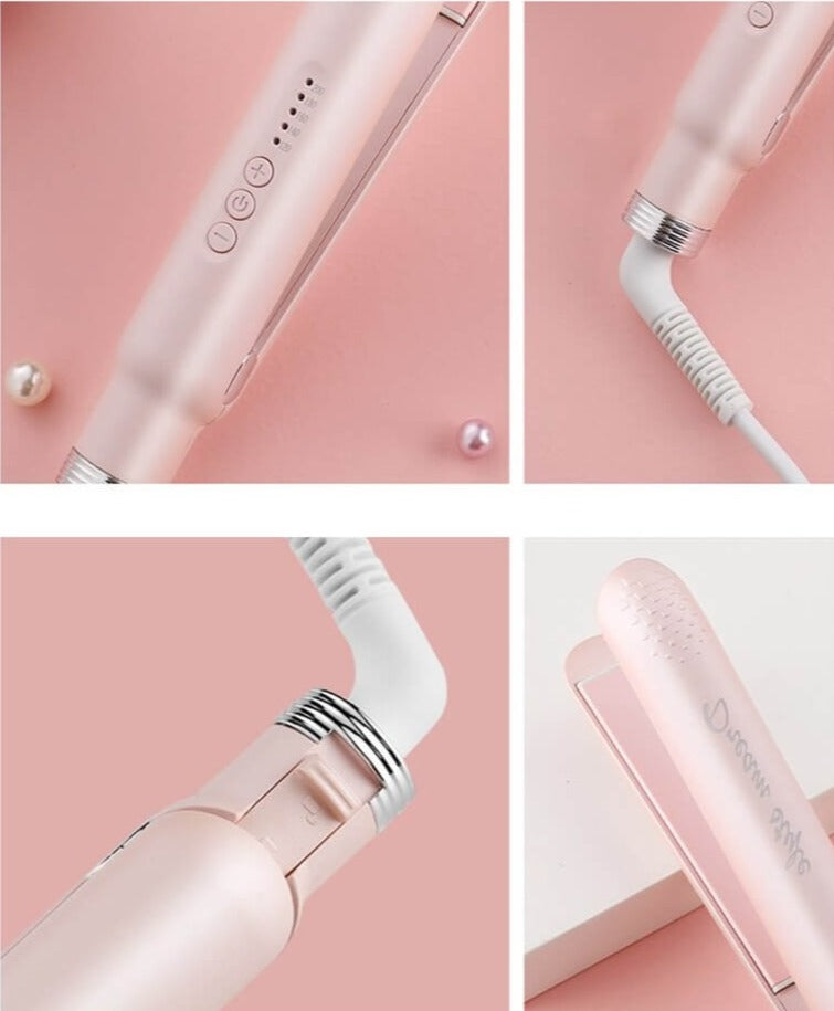 2-in-1 Haarglätter & Lockenstab – Perfektes Styling Für Jedes Haar