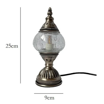 Türkische Mosaik Tischlampe – Handgefertigtes künstlerisches Nachttischlicht