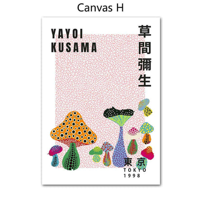 Yayoi Kusama Abstrakt Premium Poster