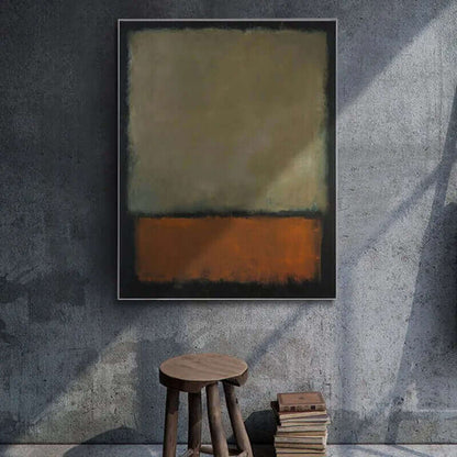 Rothko inspirierte künstlerische Poster in mehreren Dimensionen