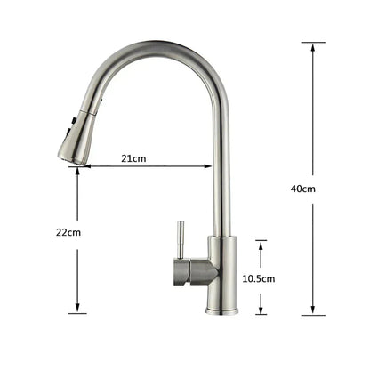 Flexibler Küchenhahn – Hochwertige Edelstahl-Armatur für die Küche
