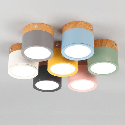 LED-Deckenleuchte Modern Aufputz Zylinder