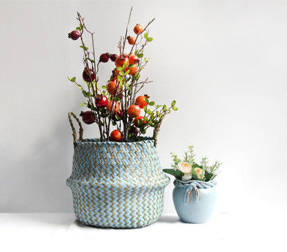 Spring Weave Korb Pflanztopf – Handgefertigt aus Bambus – Mit Faltbarem Design