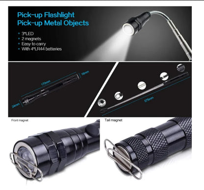LED magnetische flexible Taschenlampe für enge Räume