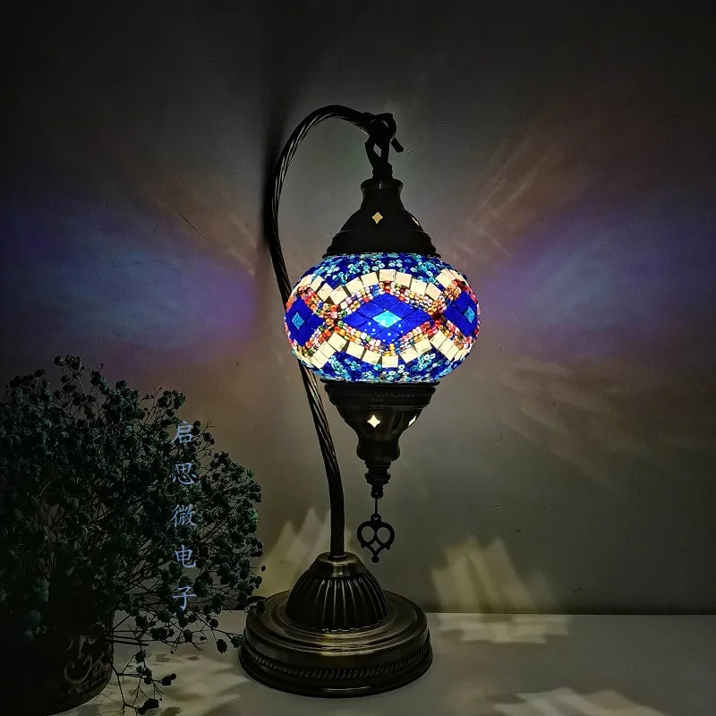 Garduru - Türkische Mosaik-Tischlampe