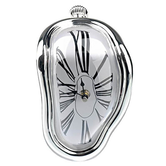 DaliTime – Künstlerische Schmelzender Uhr mit ikonischem Elegant für Tisch oder Regal