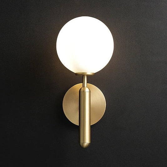 Moderne Glas Globe Wandlampe