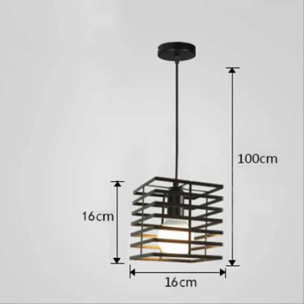 Retro Industrielle Metall Lackierte Lampenschirme